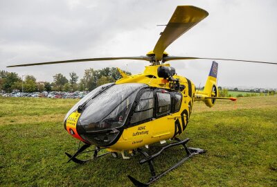 Neuer ADAC-Hubschrauber: Christoph 46 modernisiert Zwickauer Luftrettung - An der ADAC Luftrettungsstation in Zwickau wurde der neue Rettungshubschrauber vorgestellt. Foto: Niko Mutschmann