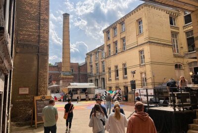 Neues Leben für alten Industriekomplex: Bundesministerin kommt nach Chemnitz - In das Industrie- und Kulturdenkmal zieht neues neues Leben ein, nachdem es jahrelang leer stand. Foto: Steffi Hofmann