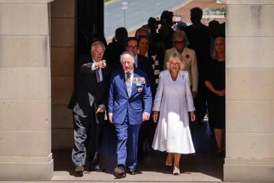 "Nicht mein König": Protest gegen Charles in Australien - Das Königspaar hat in Canberra einen vollgepackten Terminkalender.