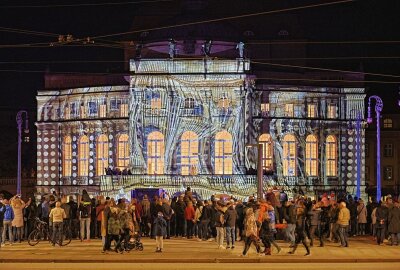 Nur noch heute Abend: "Light our Vision" zeigt zukünftiges Chemnitz - 21 Künstlerinnen und Künstler zeigten ihre Arbeiten. Foto: Harry Härtel