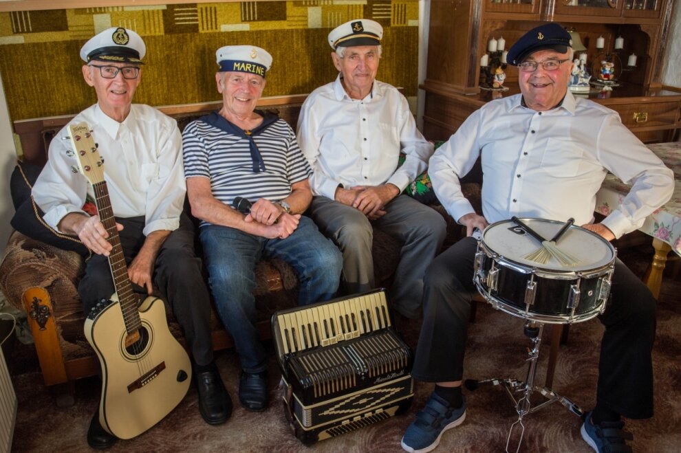 "Oldies" spielen Oldies: Die legendären ,,Capris" treten auf - Die legendären ,,Capris". Foto: Jan Görner