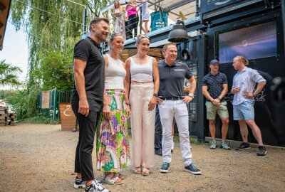 Olympia-Bronzemedaillengewinnerin Rebekka Haase zu Gast im Bacaru Zwickau - Sportikonen und Unternehmer im Dialog: Perspektiven für die Zukunft. Foto: Krauß Event GmbH (Fabian Noack)