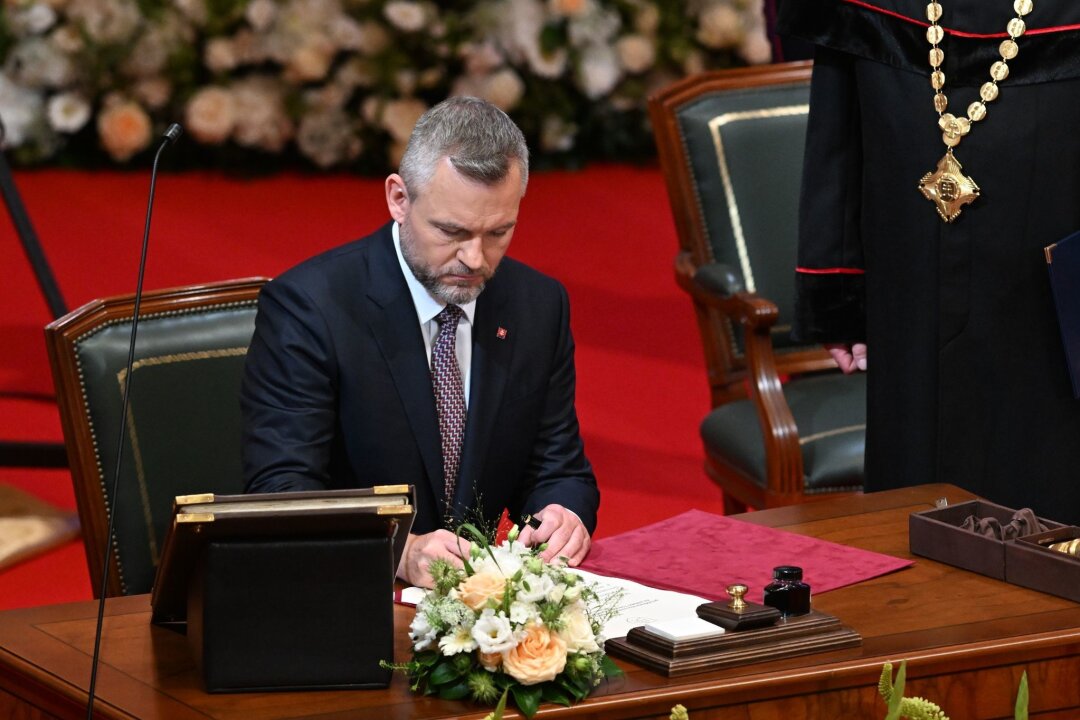 Pellegrini als neuer Präsident der Slowakei vereidigt - Der neue slowakische Präsident Peter Pellegrini.