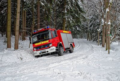 Person unter Baum eingeklemmt: Großeinsatz im Zittauer Gebirge - Gegen 13 Uhr kam es im Zittauer Gebirge zu einem Grosseinsatz von Feuerwehr, Rettungsdienst, Luftrettung, Bergwacht und Polizei. Fotos:xcitepress/Thomas Baier