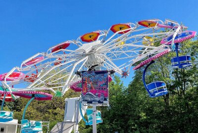 Plauen hat's geschafft: Der Rummel geht weiter - Das älteste Volksfest des Vogtlandes wird vom 17. bis 26. Mai auf dem Festplatz vor der Festhalle veranstaltet. Foto: Karsten Repert