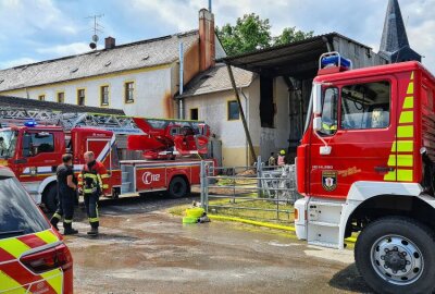 Plohn: Heizungsanlage in Brand - In Plohn brannte eine Heizungsanlage. Foto: Mike Müller