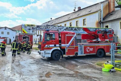 Plohn: Heizungsanlage in Brand - In Plohn brannte eine Heizungsanlage. Foto: Mike Müller