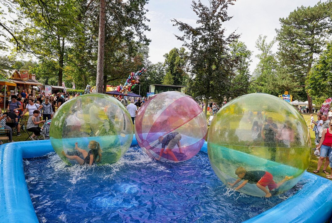 Positive Bilanz: Mehr als 1200 Besucher bei Familienfest im Gründelpark - Mehr als 1200 Besucher waren zum Familienparkfest in Glauchau, wo der Kultursommer noch weitergeht. Foto: Andreas Kretschel