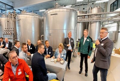 Premiere: Unternehmerfrühstück in der Sternquell-Brauerei voller Erfolg - Hier gibt's Bilder vom Unternehmerfrühstück in der Sternquell-Brauerei in Neuensalz. Fotos: Karsten Repert