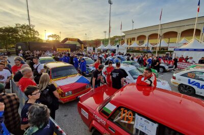 Die letzten Autos fuhren am Sonntagabend über die Zielrampe. Foto: privat