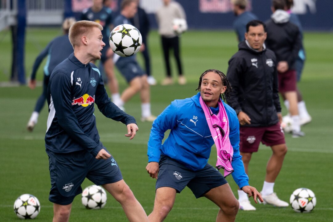 RB-Star Simons mit "Gänsehaut" vor Liverpool - Openda fit - Xavi Simons (r.) könnte für Leipzig zum Unterschiedsspieler gegen Liverpool werden.