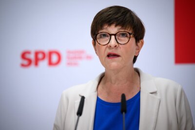 Rechnen sich die SPD-Umverteilungspläne? - SPD-Chefin Saskia Esken verteidigt die Steuerpläne der Sozialdemokraten.