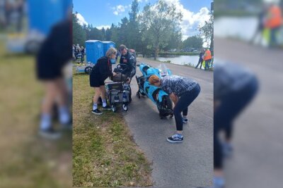 Rennfahrer aus Mittelsachsen zwischen Adrenalin, Leidenschaft und Risiko - Seine Familie steht dabei immer fest an seiner Seite. Seine Freundin Sabine plant sogar ihren Urlaub so, dass sie René zu den Rennen begleiten kann.