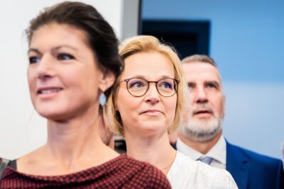 Riskanter BSW-Machtkampf um Regierungsbildung in Erfurt - Sahra Wagenknecht ist unzufrieden mit dem Agieren der Thüringer Parteispitze Katja Wolf und Steffen Schütz. (Archivbild)