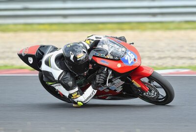 Sachsen-Racer im Pech - Von Ben Wiegner können wir heute nur mit einem Foto vom Training dienen. Foto: Thorsten Horn