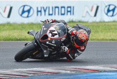 Sachsen-Racer im Pech - Starke Vorstellung bisher von Kevin Orgis. Foto: Thorsten Horn