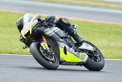 Sachsen-Racer im Pech - Auch Leon Orgis hat schon mehr gezeigt. Foto: Thorsten Horn