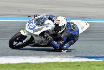 Sächsische Erfolge am zweiten IDM-Tag in Assen - Richard Irmscher verlor den gestrigen Faden etwas. Foto: Thorsten Horn