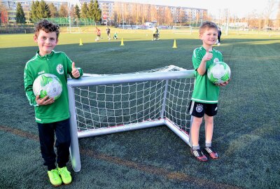 Saisonendspurt beim SV Merkur Oelsnitz - Der Merkur-Nachwuchs freut sich auch auf das bevorstehende Trainingslager. Foto: Karsten Repert