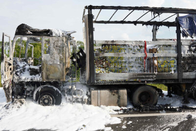 Zum Brand eines LKW kam es am späten Donnerstagnachmittag auf der Autobahn 4. Foto: xcitepress/brl