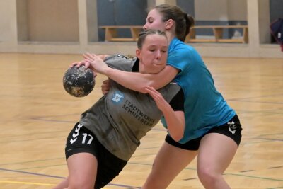 Schneebergerinnen müssen gegen Tabellenführer passen - Die Schneebergerinnen - am Ball Celine Kister -  haben sich Dresden geschlagen geben müssen. 