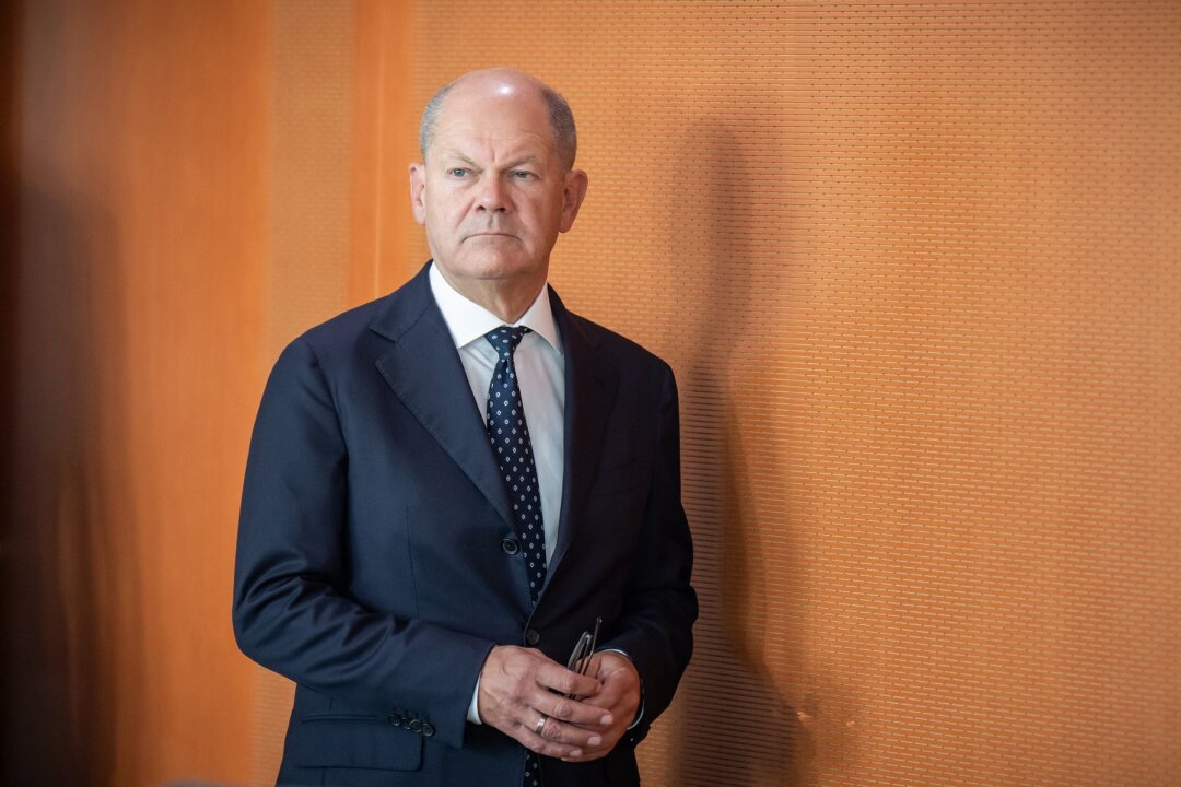 Scholz zu Ampel-Partnern: Nicht in die Büsche schlagen - Bundeskanzler Olaf Scholz (SPD) wirbt für eine Fortsetzung der Ampel-Koalition trotz aller Schwierigkeiten. (Archivbild)