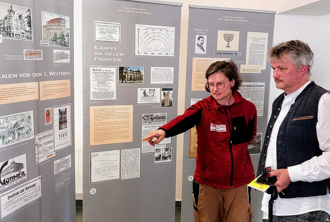 Schon über 11.000 Euro für die neue Plauener Gedenkstätte - An die Plauener Synagoge erinnert bislang nur eine Ausstellung, aber vielleicht auch bald eine richtige Gedenkstätte. Foto: Karsten Repert