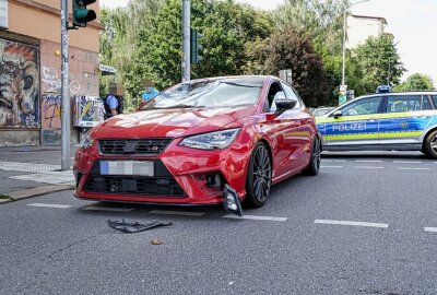 Schwer verletzter Fahrradfahrer: PKW erfasst Kind  in Chemnitz - Schwerer Unfall in Chemnitz. Foto: ChemPic