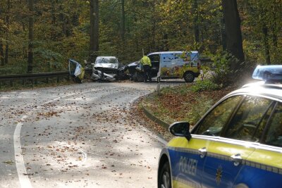 Schwerer Unfall auf S194: Mehrere Personen bei Kollision verletzt - Es wurden mehrere Personen verletzt. Foto: Roland Halkasch