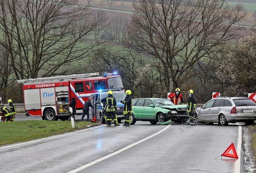 Schwerer Unfall: Vollsperrung Auf B173