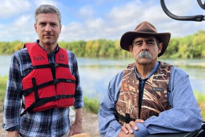 Sehen wir in Deutschland die Lage zu düster, Ingo Zamperoni? - Jessie Fuentes bietet Kanutouren auf dem Grenzfluss Rio Grande an.