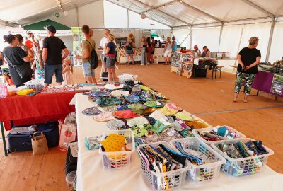 Seifenkistenrennen: Witzschdorf startet rasant in seine Festwoche - Einher ging das Rennen mit einem Erlebnismarkt. Foto: Andreas Bauer