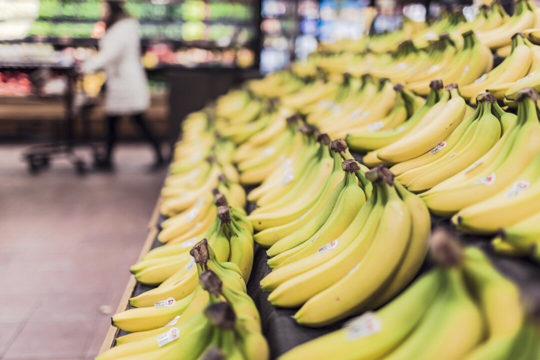 Bananen in Supermarkt