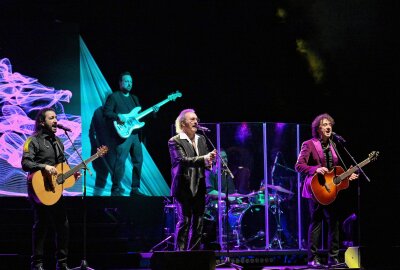 Shows geplant, die es so noch nicht gab: 25 Jahre Stadthalle Zwickau werden gefeiert - In der Stadthalle werden kommendes Jahr zahlreichen Shows präsentiert - dieses Jahr gab es unter anderem auch "Massachusetts - Bee Gees Musical" zu erleben. Foto: Ralf Wendland