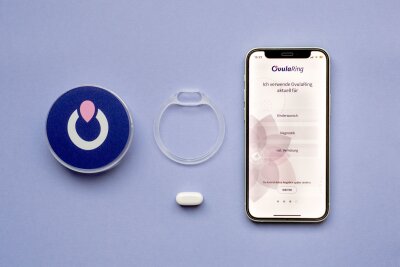 So habe ich via Bluetooth meinen Eisprung ermittelt - Das Set: Der Sensor bleibt, der Kunststoffring wird nach jedem Zyklus gewechselt.