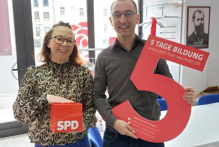 SPD Plauen lädt ein: Neuwahlen - wie weiter in Deutschland? - Maria Koch und Christian Hermann: Die Co-Vorsitzenden des SPD-Ortsvereins Plauen laden zur Diskussion ein.