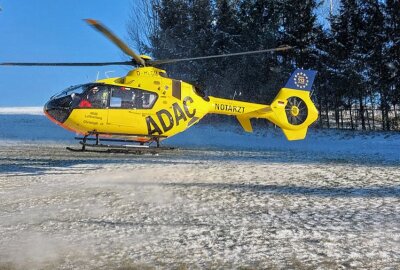 Sperrung im Thierfeld: Fußgängerin von Transporter angefahren - Verkehrsunfall in Thierfeld. Foto: André März