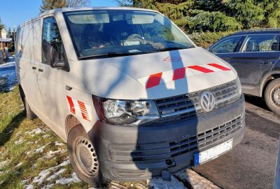 Sperrung im Thierfeld: Fußgängerin von Transporter angefahren - Verkehrsunfall in Thierfeld. Foto: André März