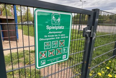 Spielplätze in Aue-Bad Schlema: Neuanschaffung und Neubau - Der Spielplatz "Marktpassage" in Bad Schlema ist für Kinder bis 14 Jahre gedacht. Foto: Ralf Wendland