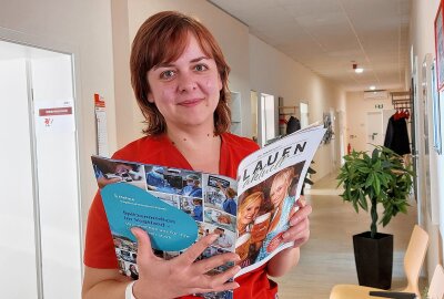 Stadtmagazin "Plauen aktuell" vergriffen - Hier gibt es die letzte Ausgabe noch - Beim DRK Blutspendedienst in der Röntgenstraße in Plauen bekommen die Blutspender das Stadtmagazin. Foto: Karsten Repert