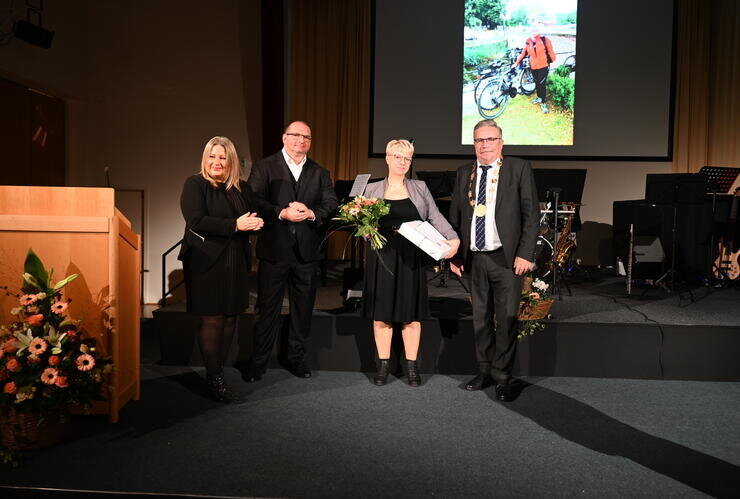 Stadtpreisverleihung: Diese Erzgebirger wurden feierlich ausgezeichnet - Preisträgerin Grit Vogel-Süß. Foto: Mandy Daxecker