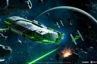 "Star Wars Outlaws": Das sagt die Presse zum neuen Action-Adventure von Ubisoft - Auch Duelle im All stehen auf dem Programm.