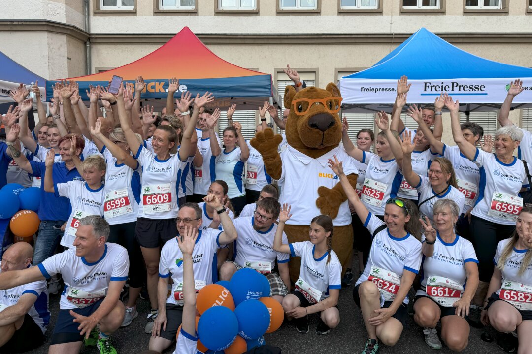 Starter, Schweiß und Sieger: Impressionen vom Chemnitzer Firmenlauf 2024 - BLICK.de als Teil der Freien Presse Mediengruppe ging auch an den Start.