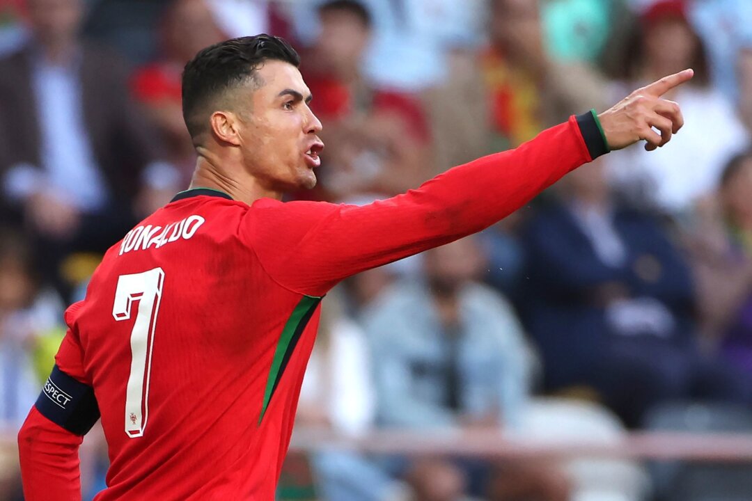 Statement an Zweifler: Ronaldo ist bereit für seine Rekord - Zum sechsten Mal bei einer EM dabei: Portugals Cristiano Ronaldo.