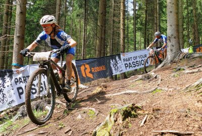 Straßen-Spezialist glänzt beim Erzgebirgs-Bike-Marathon im Gelände - Die Strecke rund um Seiffen verlangte den Teilnehmern wieder einmal alles ab. Foto: Andreas Bauer