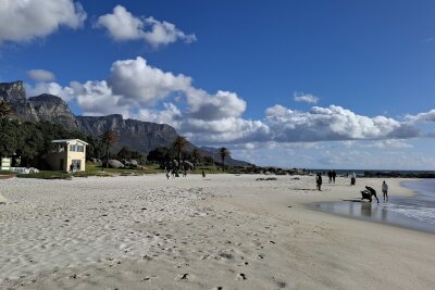 Südafrika: Wilde Natur am Fuße des Tafelbergs... - IN Kapstadt selbst sind der Clifton Beach und der Camps Bay Beach (beide direkt nebeneinander und durch Felsformationen abgetrennt) die schönsten Strände.