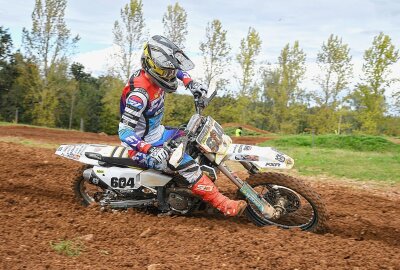 Tag 1 des 29. Motocross Thurm machte Lust auf mehr - Zwei solide Fuhren von Jimmy Opitz (MSC Thurm). Foto: Thorsten Horn