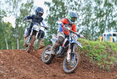 Tag 1 des 29. Motocross Thurm machte Lust auf mehr - Domenik Klemm (MSC Thurm) aus Großolbersdorf. Foto: Thorsten Horn