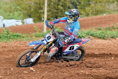 Tag 1 des 29. Motocross Thurm machte Lust auf mehr - Jannis Sacher aus Lichtenberg: Foto: Thorsten Horn