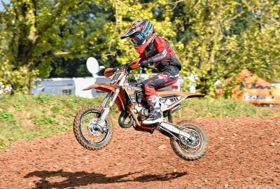 Tag 1 des 29. Motocross Thurm machte Lust auf mehr - Oskar Walther aus Frauenstein. Foto: Thorsten Horn